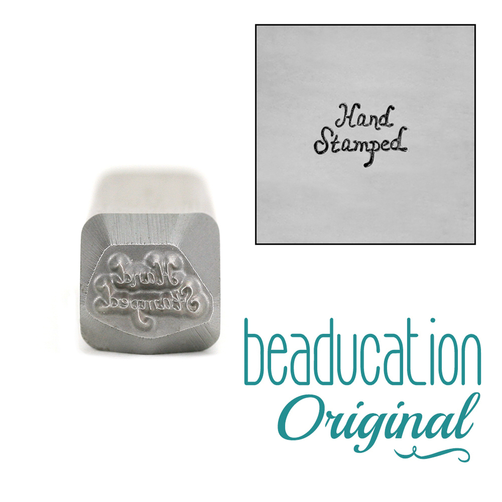 Metal Stamping Tools 'Hand Stamped' Metal Design Stamp - Beaducation Original
